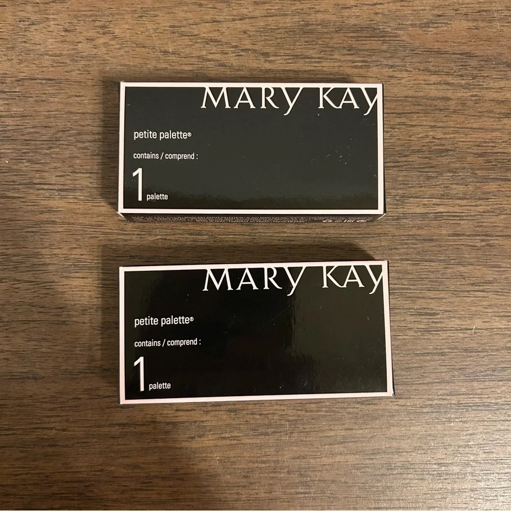 Lot Of 2 Mary Kay Empty Refillable Petite Palette #114610 Compact New in Box